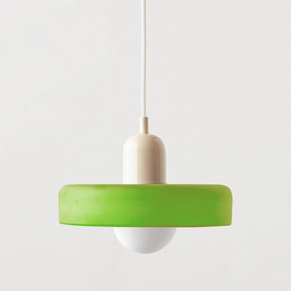 Colorful Glass Drop Ceiling Light Fixture