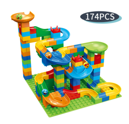 Colorful Marble Run Building Blocks Set - Fesara