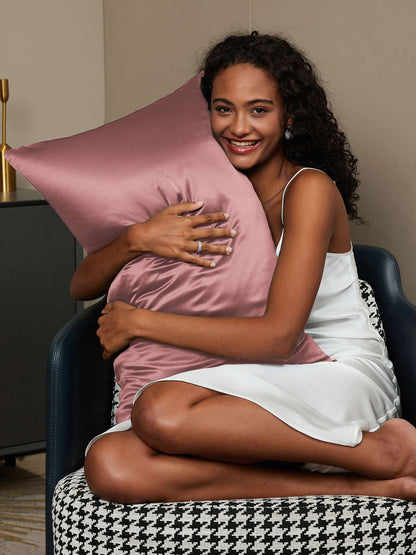 Luxury Mulberry Silk Pillowcase with Concealed Zipper