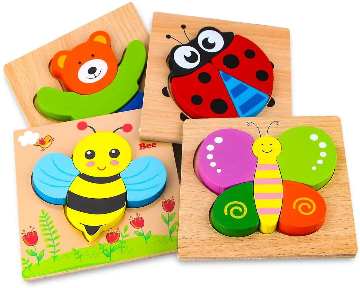 Educational Wooden Animal Puzzle Toy