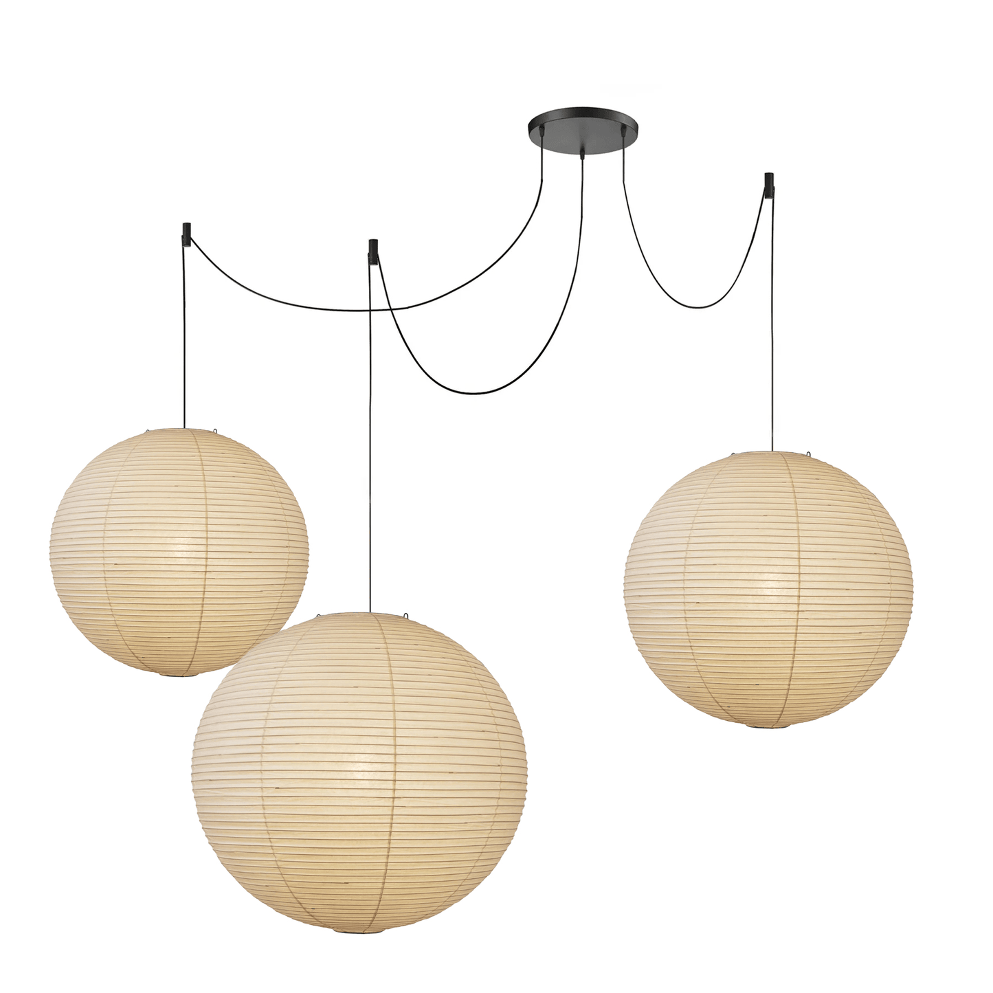 Unique Paper Globe Pendant Lamp 1-Light