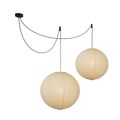 Unique Paper Globe Pendant Lamp 1-Light