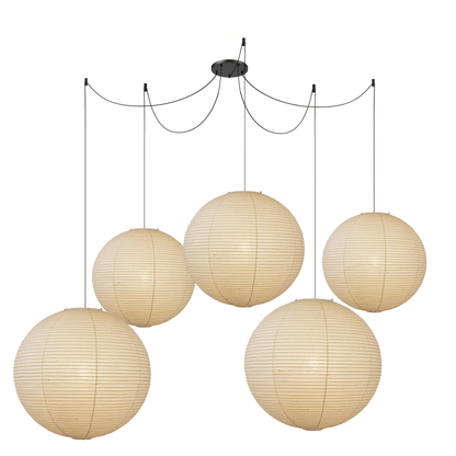 Unique Paper Globe Pendant Lamp 1-Light
