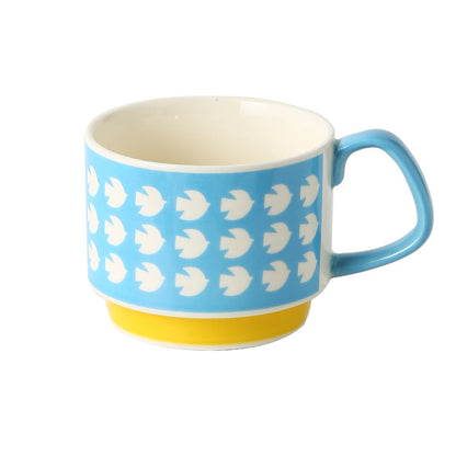 Colorful Printed Ceramic Coffee Mug