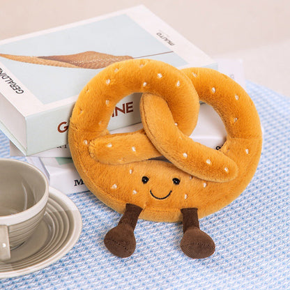 Soft Fluffy Croissant Plush Pillow Toy