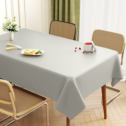Premium Leather Rectangular Table Mat Waterproof Dining Cover