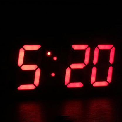 Modern LED Wall Clock Digital Display