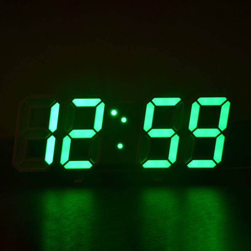 Modern LED Wall Clock Digital Display