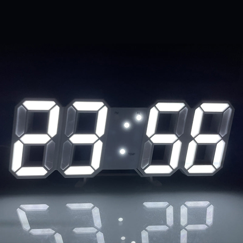 Modern LED Wall Clock Digital Display