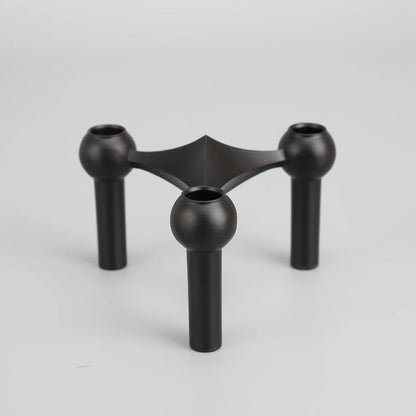 Unique Metal Candle Holder Decorative Centerpiece