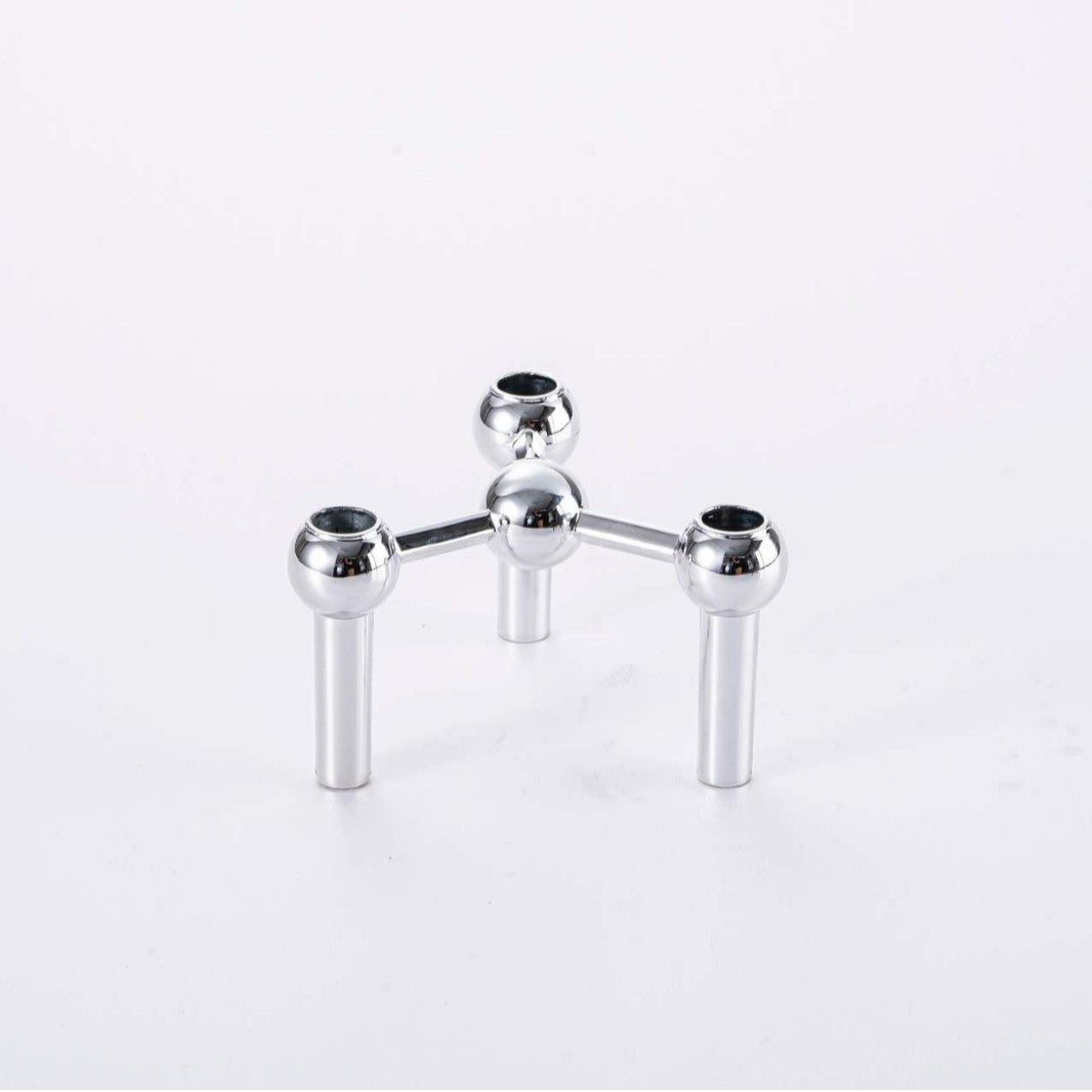 Unique Metal Candle Holder Decorative Centerpiece