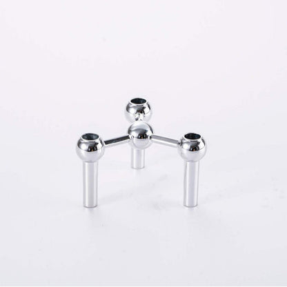 Unique Metal Candle Holder Decorative Centerpiece
