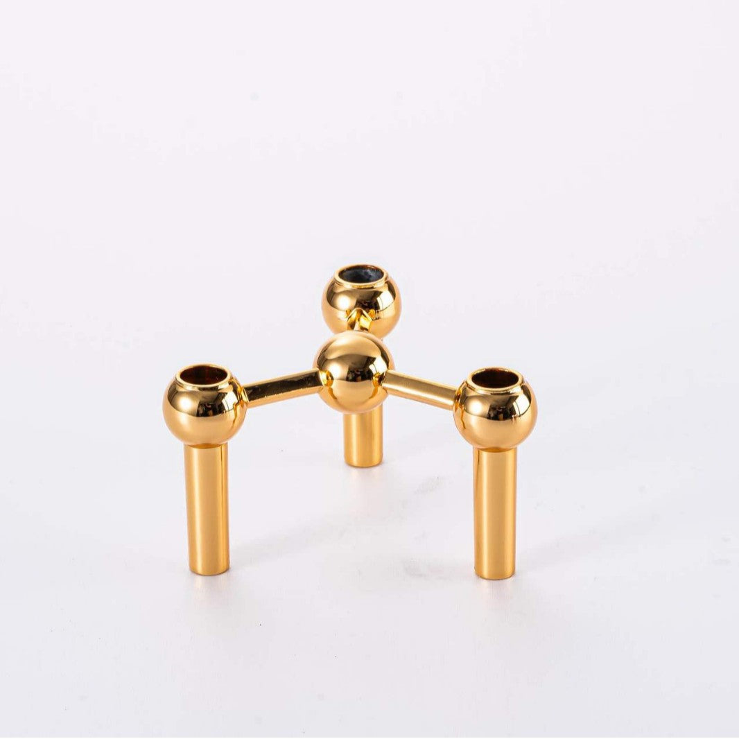 Unique Metal Candle Holder Decorative Centerpiece