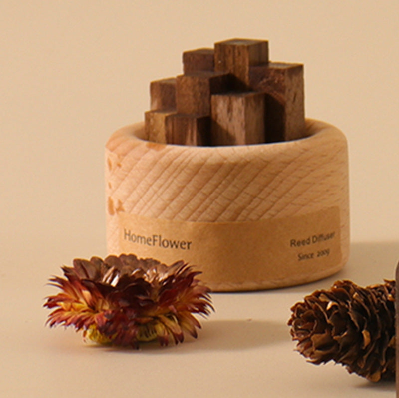 Natural Wooden Essential Oil Diffuser for Home Car