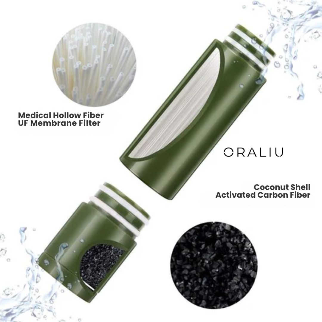Compact Emergency Water Purifier for Camping and Hiking