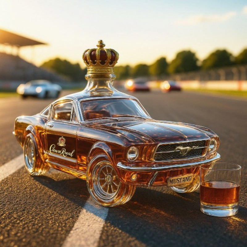Luxury Mustang Theme Whiskey Decanter