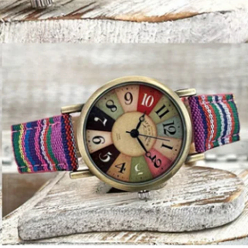 Colorful Rainbow Wrist Watch