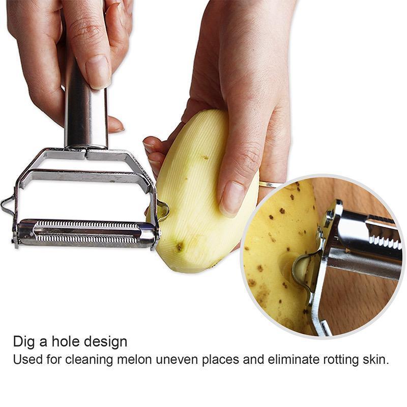 Premium Metal 3-in-1 Veggie Slicer