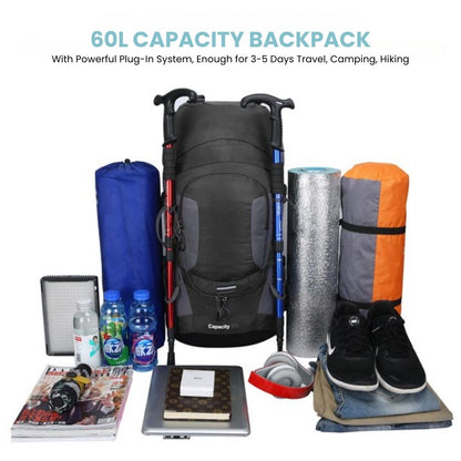 Large Waterproof Hiking Backpack