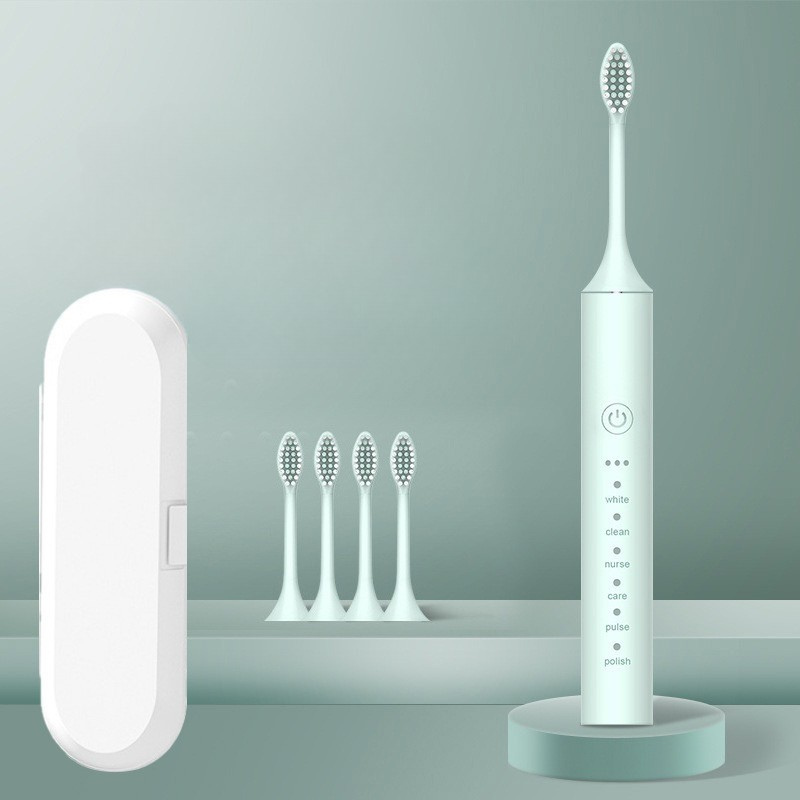 Electric Toothbrush with Replaceable Heads