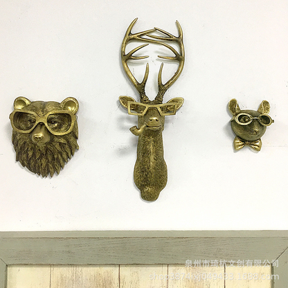 Majestic Deer Antler Wall Decor - Fesara
