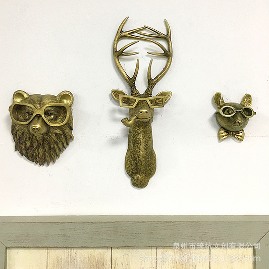 Majestic Deer Antler Wall Decor - Fesara