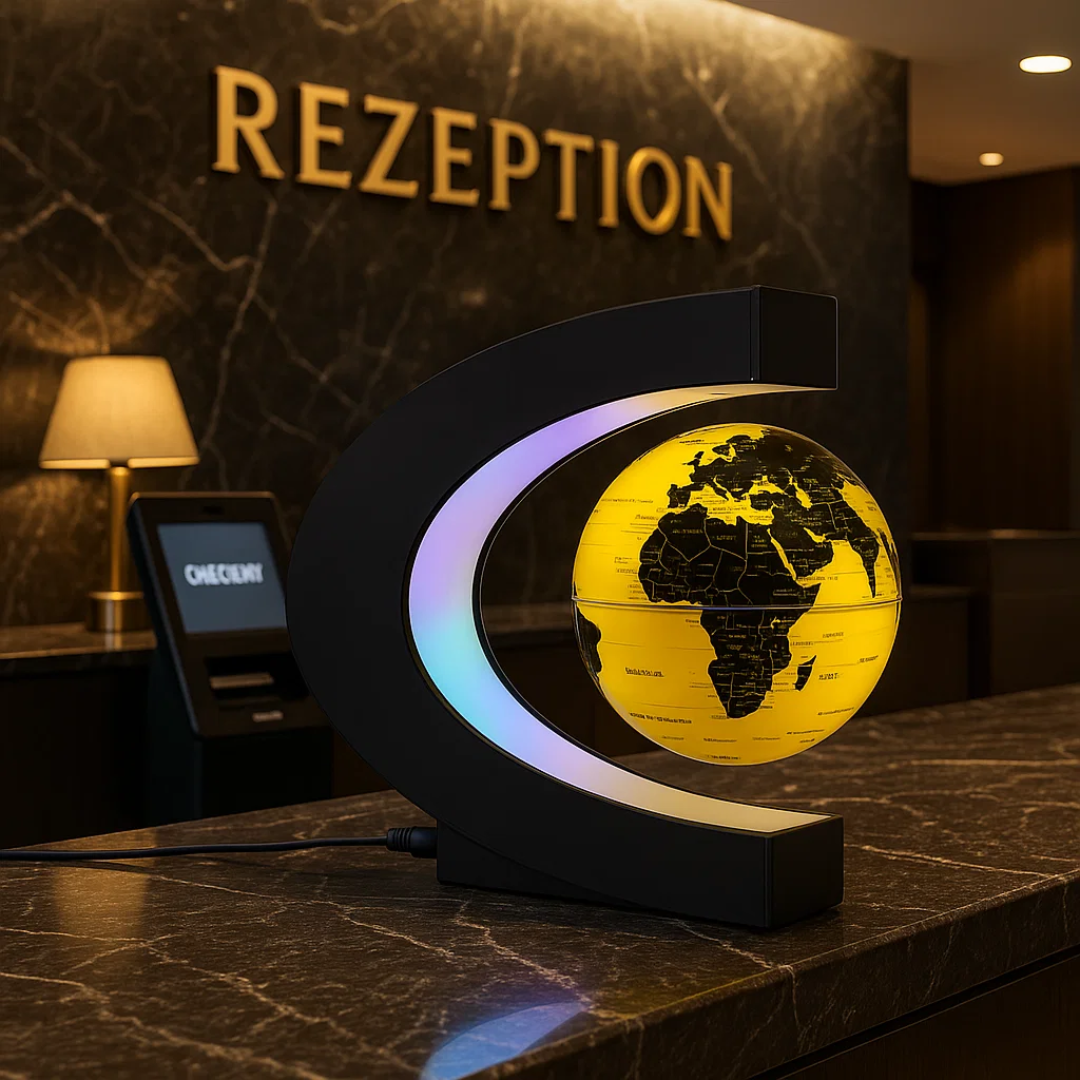 Modern LED Floating Globe Light Lamp