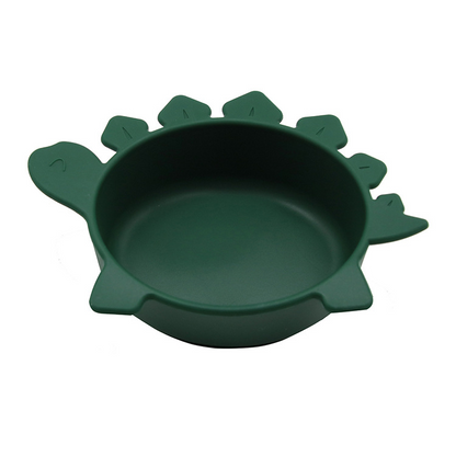 Soft Silicone Baby Bowl with Dinosaur Design