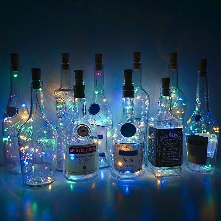 Gorgeous Glass Bottle Lamps