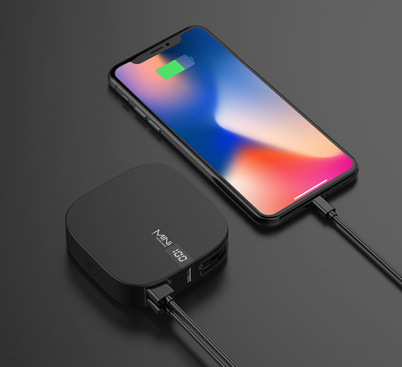 Compact 10000mAh Portable Power Bank with Fast Charging - Fesara
