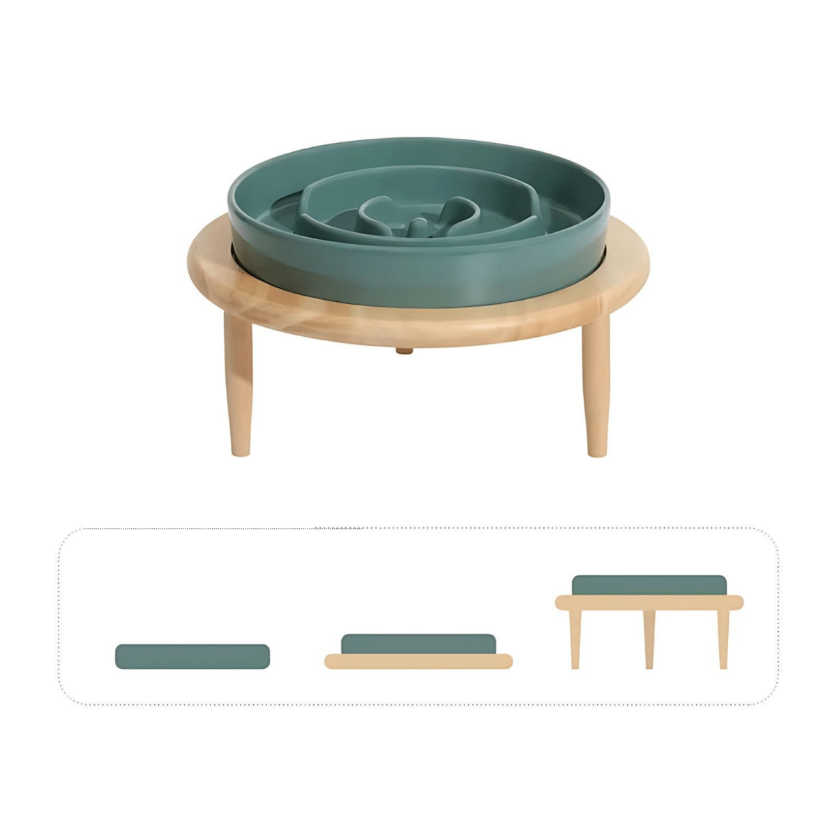 Pet Slow Feeder Bowl for Dogs and Cats