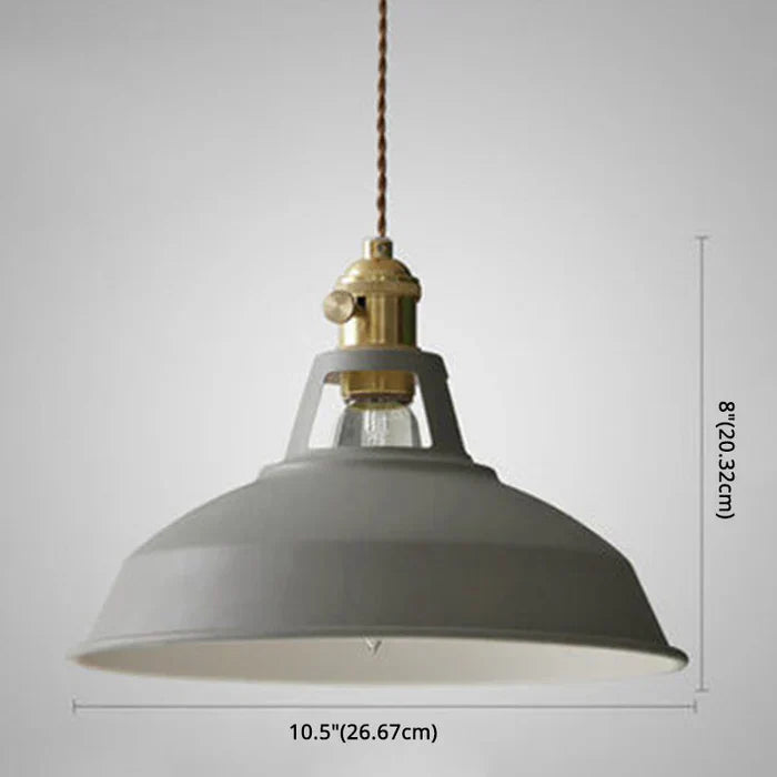 Vintage Metal Pendant Light