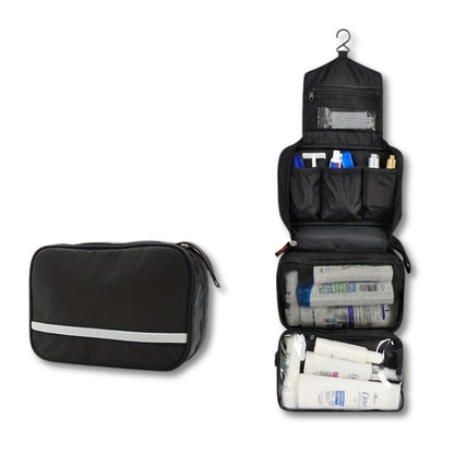 Portable Travel Toiletry Bag - Hanging Bathroom Storage