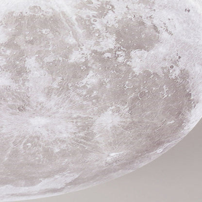 Glowing Moon Ceiling Light With Warm LED Glow