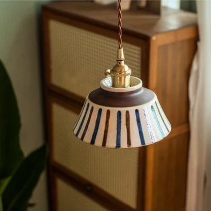 Vintage Style Ceramic Hanging Lamp
