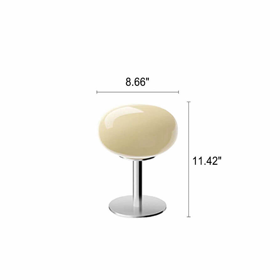 Classic Antique Circular Glass Desk Lamp