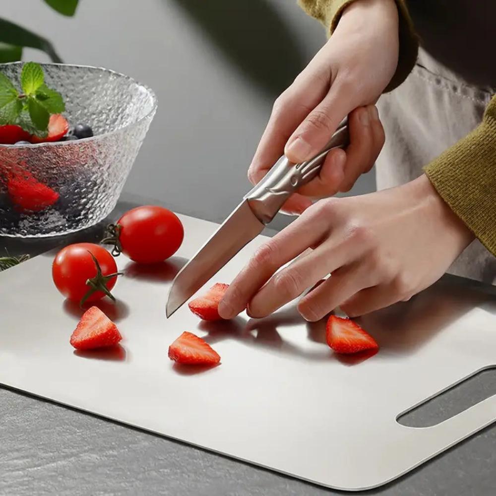 Easy Clean Kitchen Cutting Board Stainless Steel Design