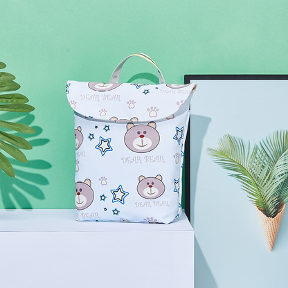 Practical Water Resistant Diaper Bag with Zipper Pocket