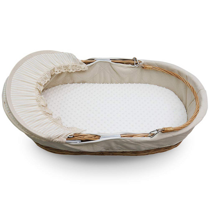 Cute Baby Moses Basket Mattress Protector