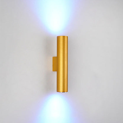 Contemporary Round LED 2-Light Wall Lamp