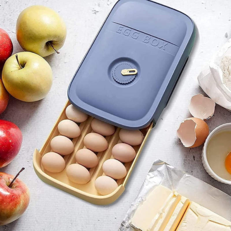 EggSafe Organizer - Compact Egg Storage Container