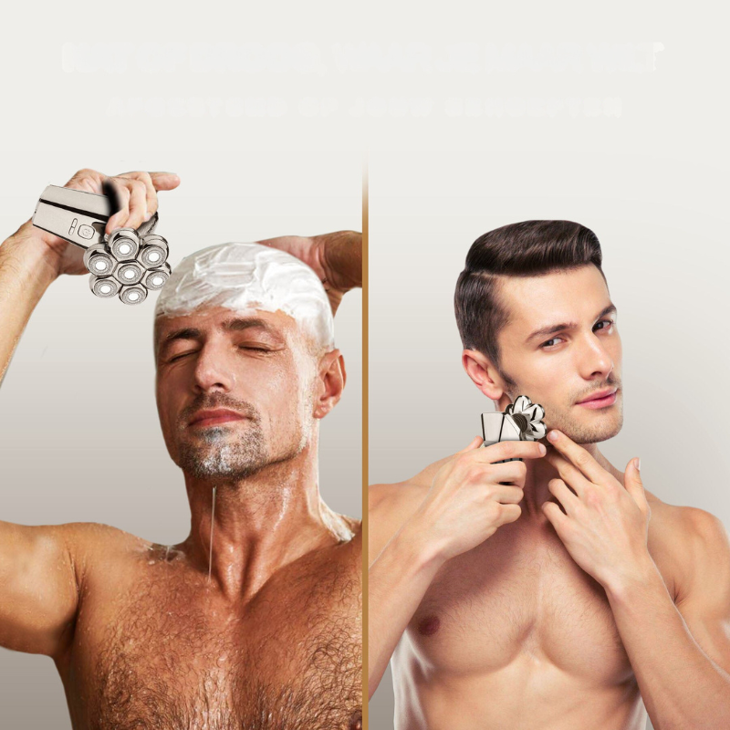 Close Shave Pro - Deluxe Electric Head Razor with Spare Blade