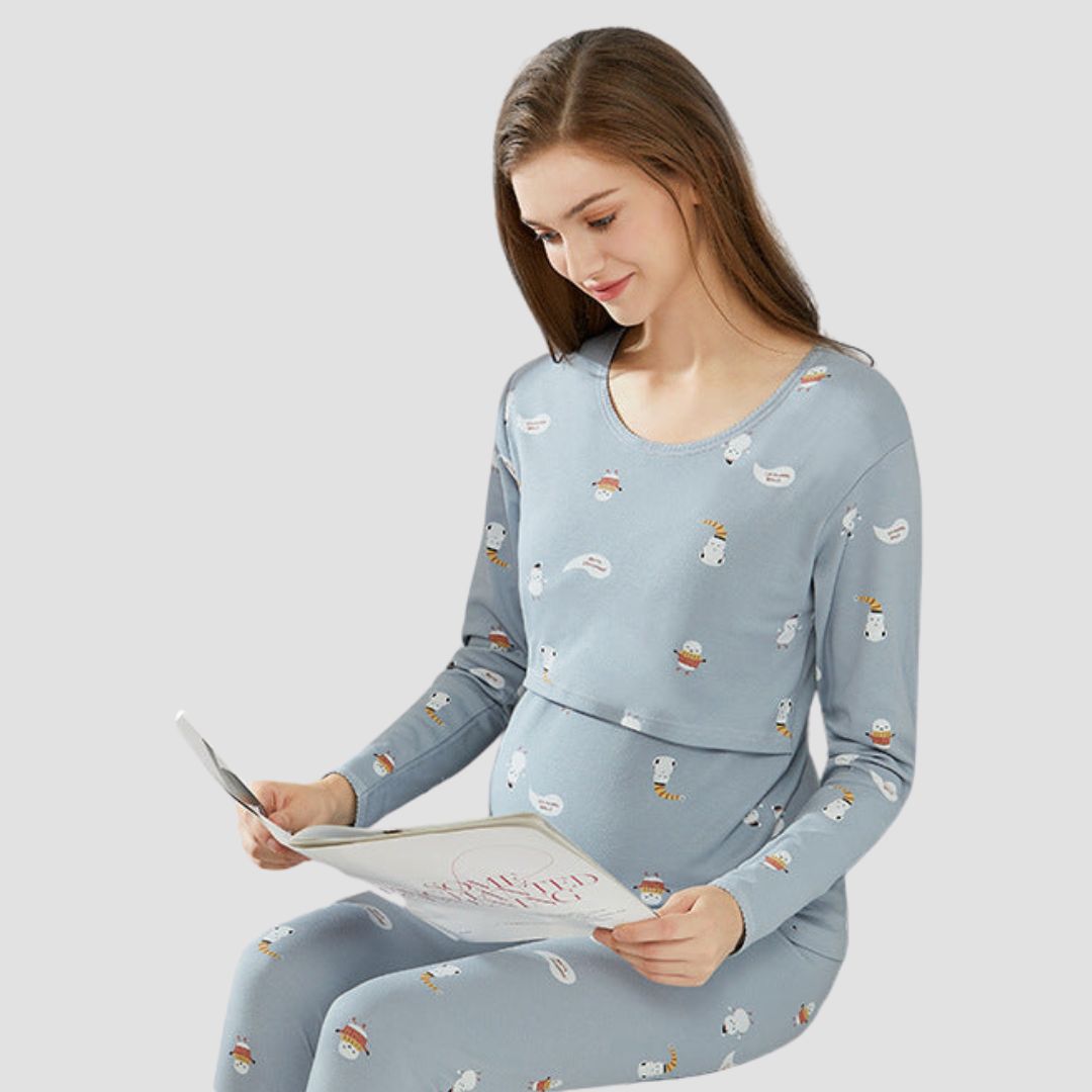 Cozy Maternity Dress for Home Comfort