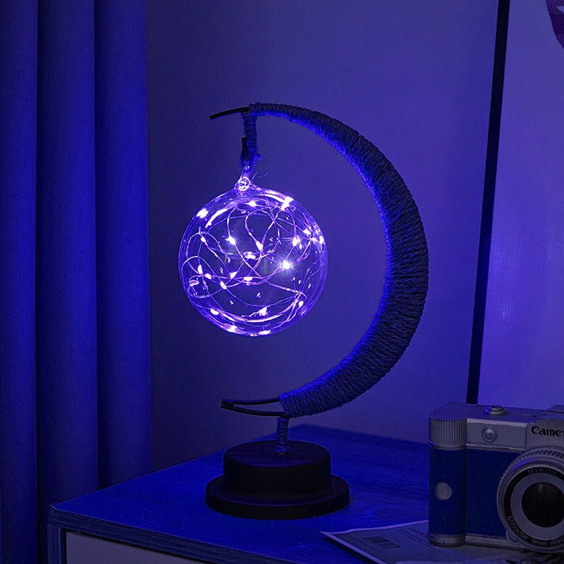 Soft Moon Glass Table Lamp