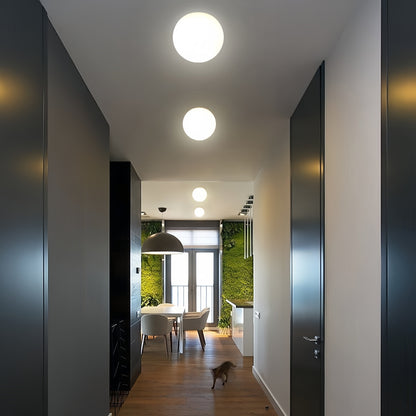 Modern Round Ceiling Light Fixture Flush Mount Design
