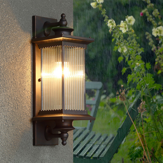 Traditional Metal Exterior Wall Light - Fesara