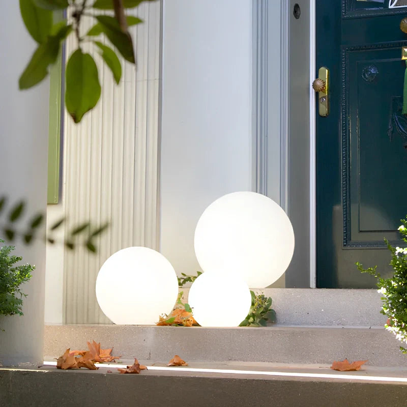 Colorful Outdoor Solar LED Globe Light