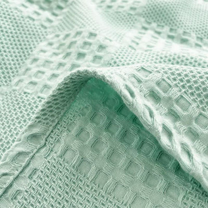 Soft Waffle Weave Cotton Blanket