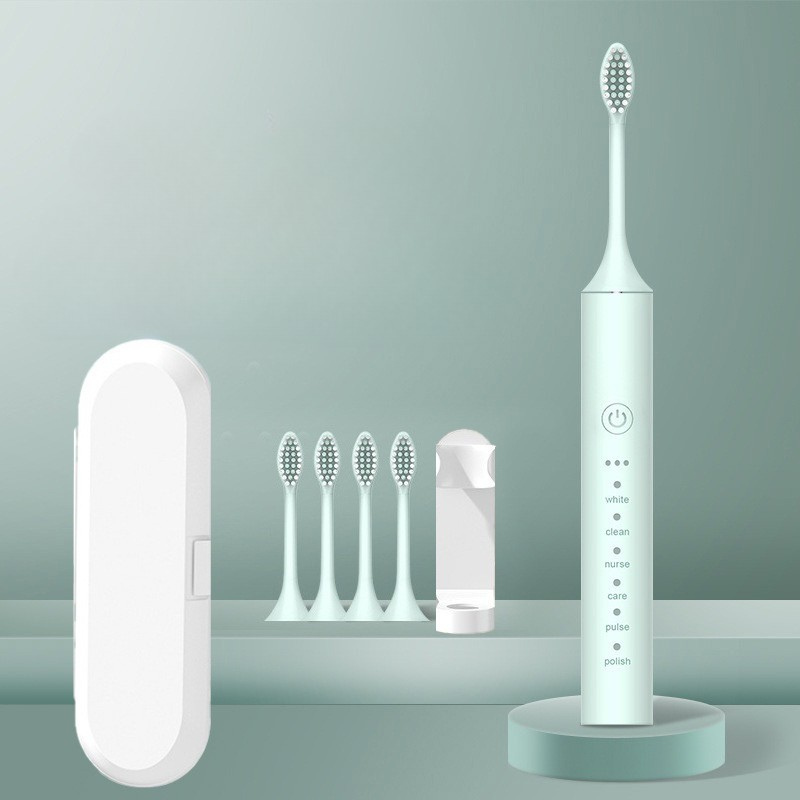 Electric Toothbrush with Replaceable Heads