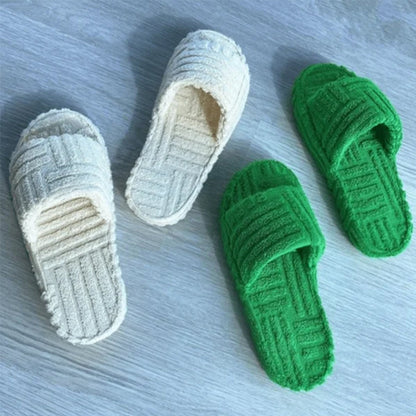 Plush Fuzzy Slippers for Home